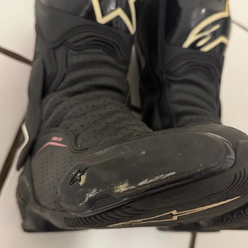 Size 6 (42) ALPINESTARS STELLA GP PLUS RV2 AIRFLOW LEATHER MOTORCYLE GEAR - Picture 14 of 16